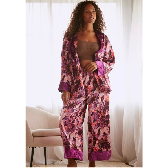 Anthropologie Luxe Sleep Pajama Lounge Bottoms Pants,  Size XL, NWOT - Picture 1 of 8